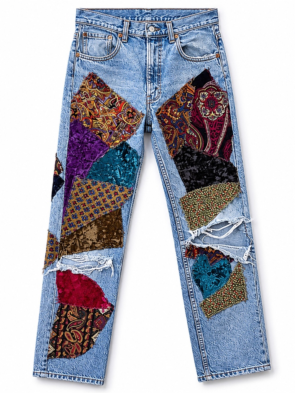 Vintage Levi’s Patchwork Jeans 28/28